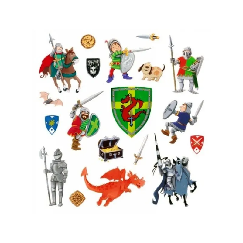 Autocollants chevaliers