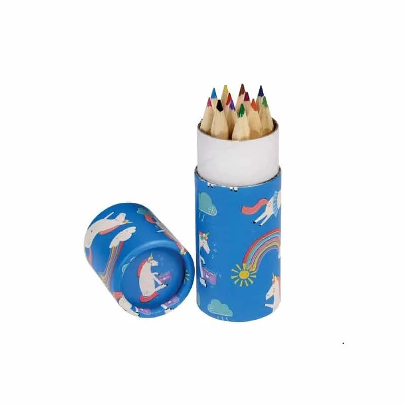 Crayons couleurs licorne