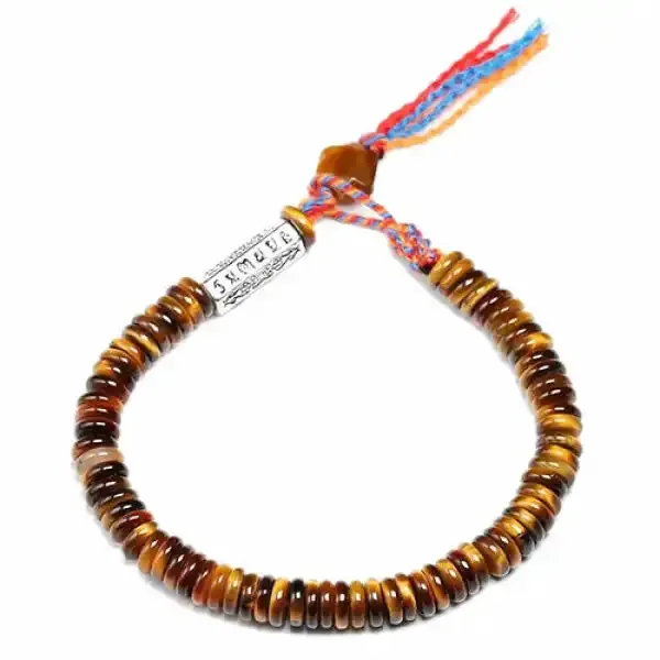 Bracelet Bouddha avec Perles d'Œil de Tigre – Image 2