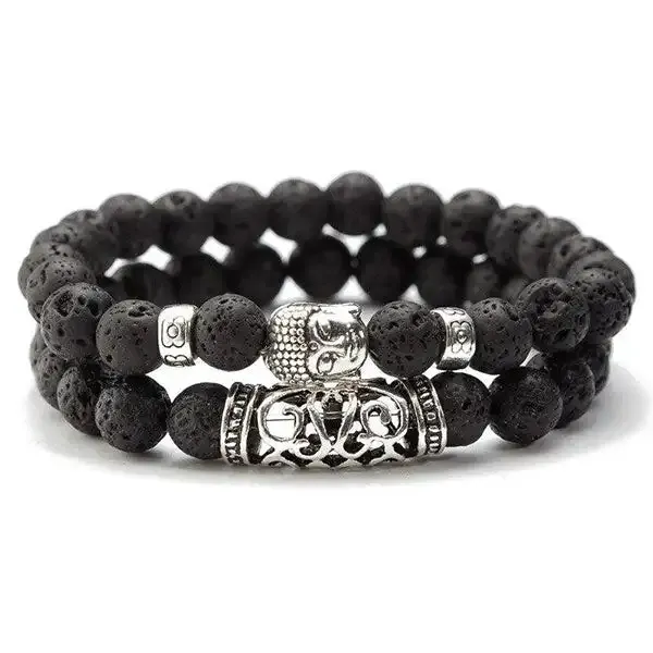 Bracelet Bouddhiste avec la Tête de Bouddha