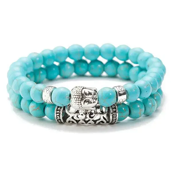 Bracelet Bouddhiste avec la Tête de Bouddha – Image 2