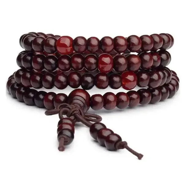 Chapelet Bouddhiste en Bois de Santal