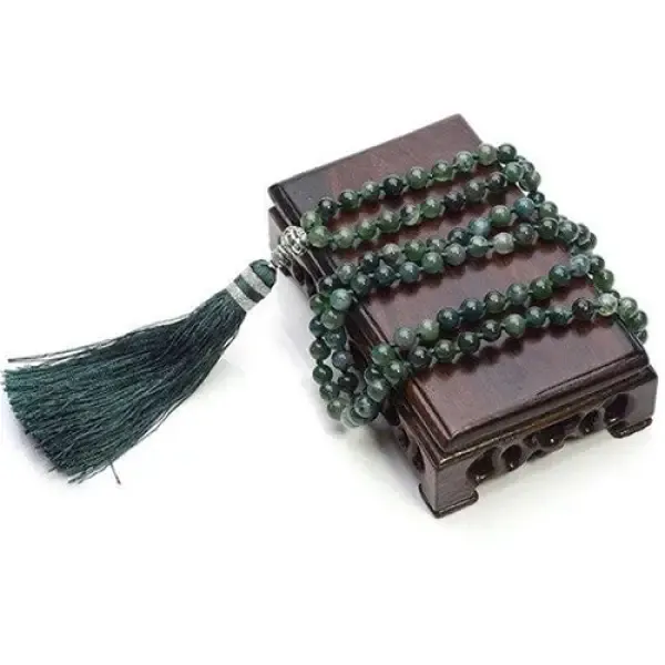 Chapelet Bouddhiste aux 108 Perles d'Agate – Image 3