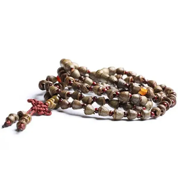 Chapelet Bouddhiste avec graine de Bodhi – Image 2