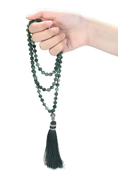 Chapelet Bouddhiste aux 108 Perles d'Agate – Image 2