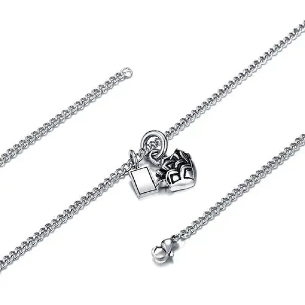 Pendentif Bouddha avec Fleur de Lotus – Image 2