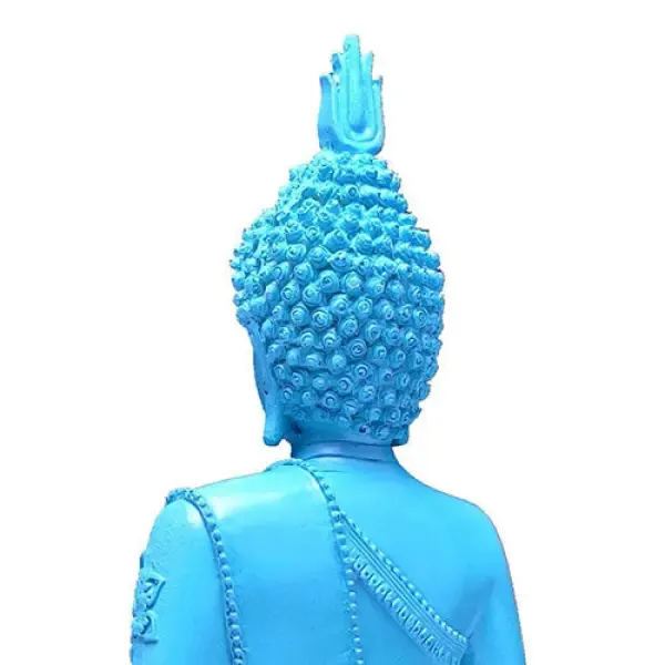 Statue Bouddha le Dieu en Bleu – Image 3