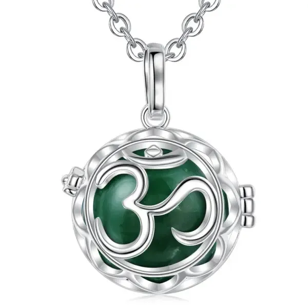 Pendentif Bouddha avec Symbole AUM – Image 2