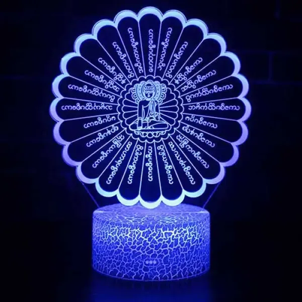 Lampe Bouddha Zen pour Salon – Image 2