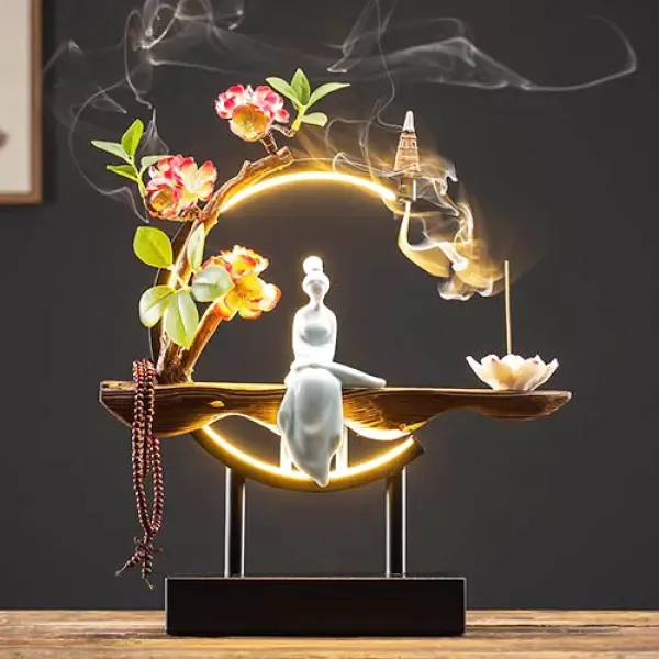Lampe de Bureau Bouddha avec Encens – Image 3