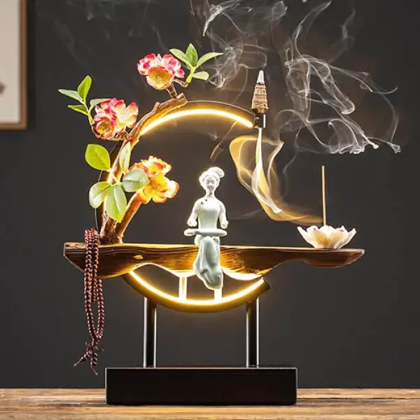 Lampe de Bureau Bouddha avec Encens – Image 6