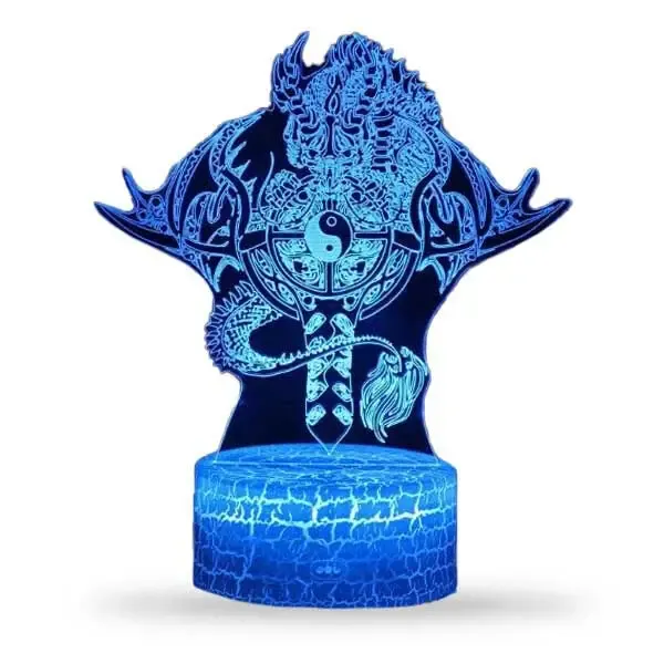 Lampe LED avec Dragon