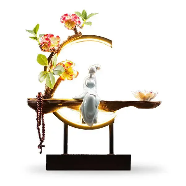 Lampe de Bureau Bouddha avec Encens