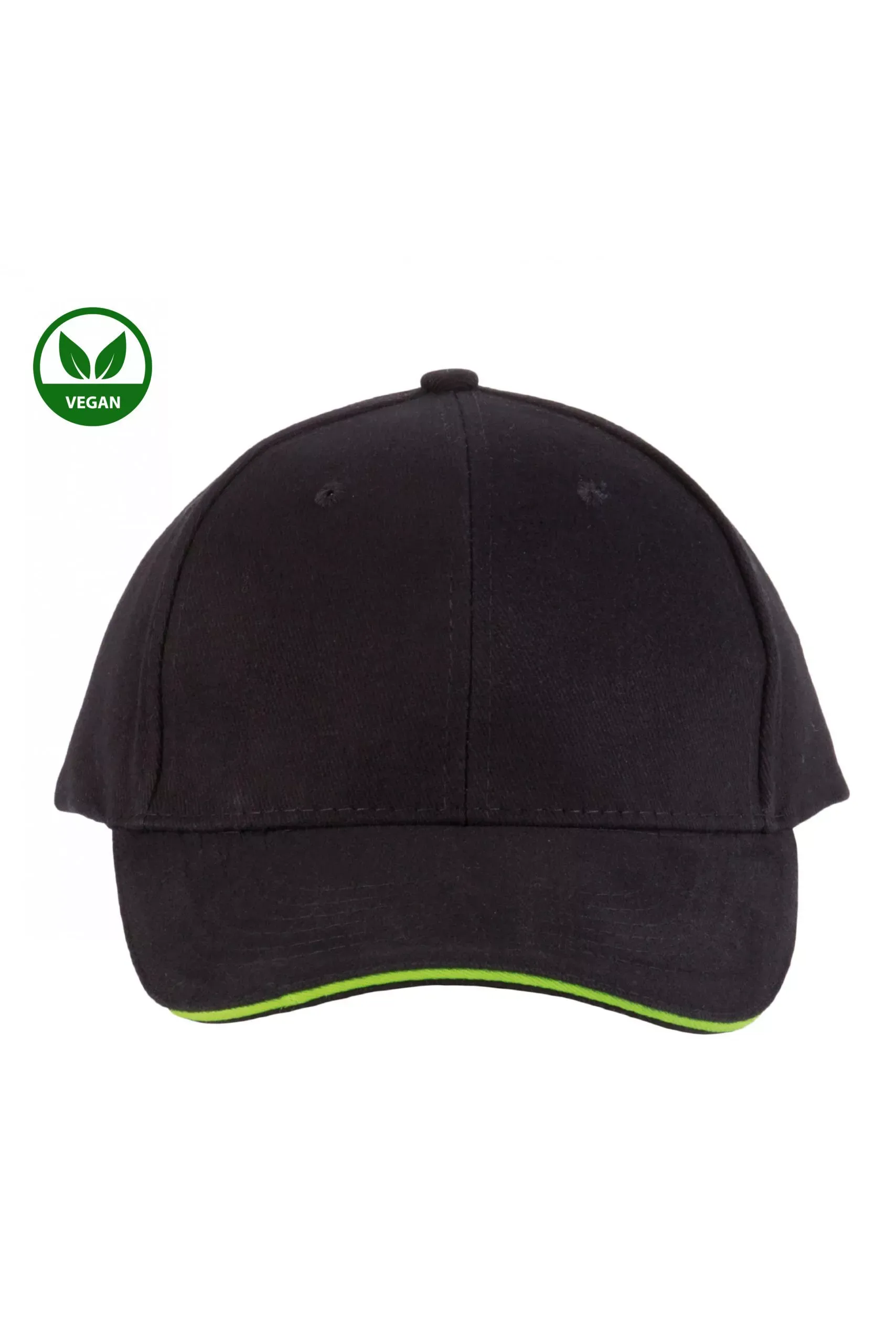 Casquette 6 panneaux végan