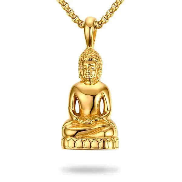 Pendentif Bouddha Thaïlandais Doré