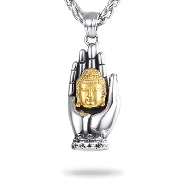 Pendentif avec la Main et la Tête de Bouddha – Image 2