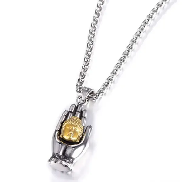 Pendentif avec la Main et la Tête de Bouddha – Image 3