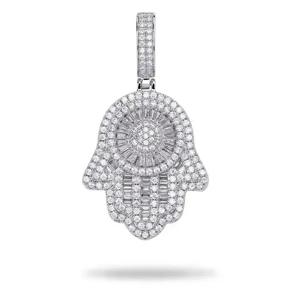 Petit Pendentif Bouddha avec Main de Fatma – Image 2