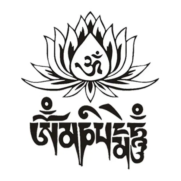 Sticker Bouddha Om Mani Padme Hum – Image 3