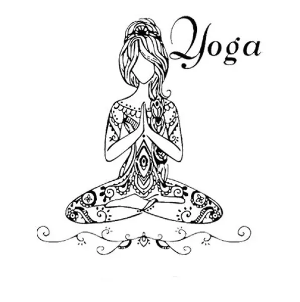 Sticker Bouddha Mural Yoga – Image 3