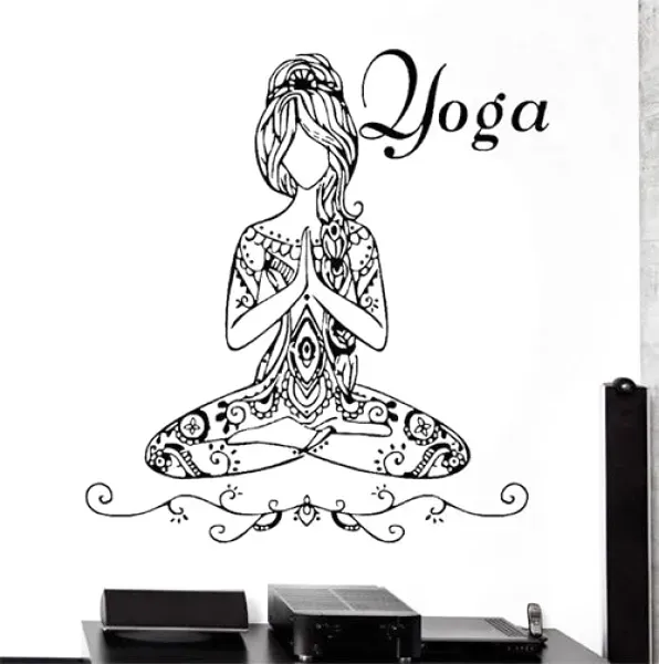 Sticker Bouddha Mural Yoga – Image 2