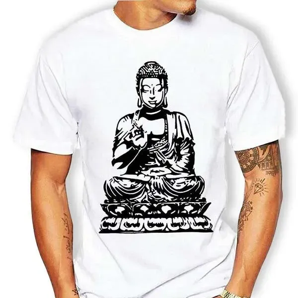 T-Shirt Bouddha le haut pour Homme – Image 9