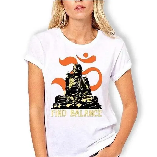 T-Shirt Bouddha pour la femme Bouddhiste – Image 5