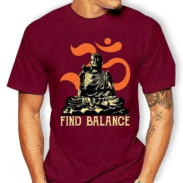 T-Shirt Bouddha pour l'homme Bouddhiste
