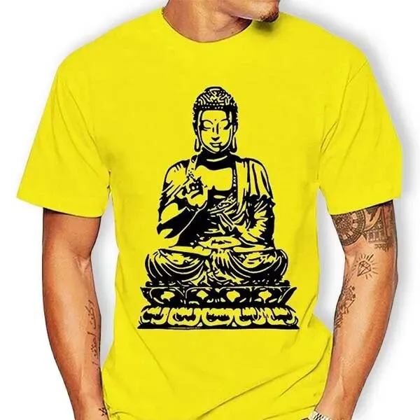 T-Shirt Bouddha le haut pour Homme – Image 4