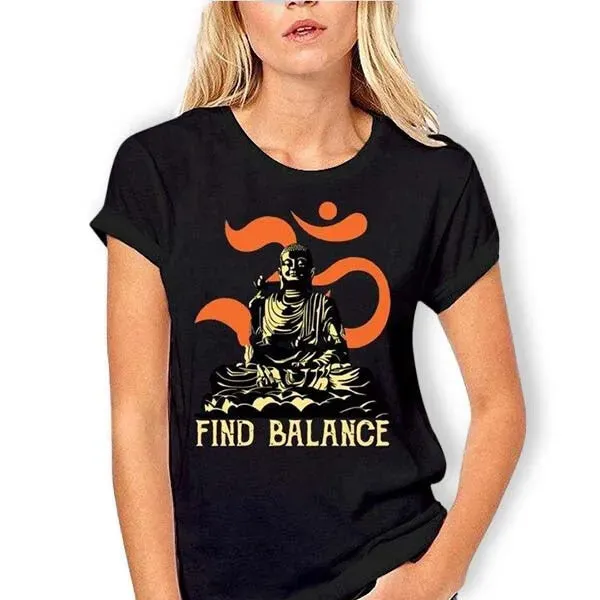 T-Shirt Bouddha pour la femme Bouddhiste – Image 4
