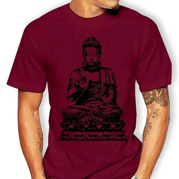 T-Shirt Bouddha le haut pour Homme – Image 3