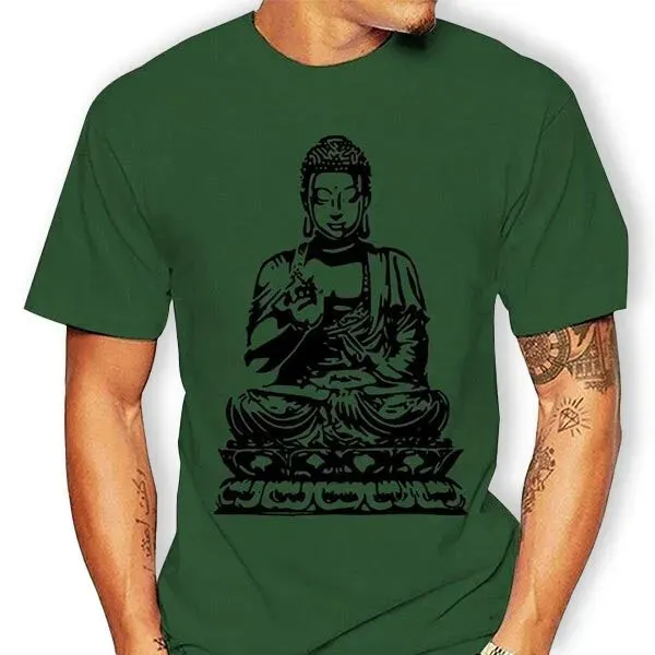 T-Shirt Bouddha le haut pour Homme – Image 5