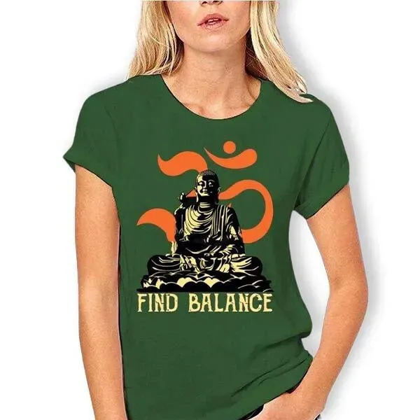 T-Shirt Bouddha pour la femme Bouddhiste – Image 6