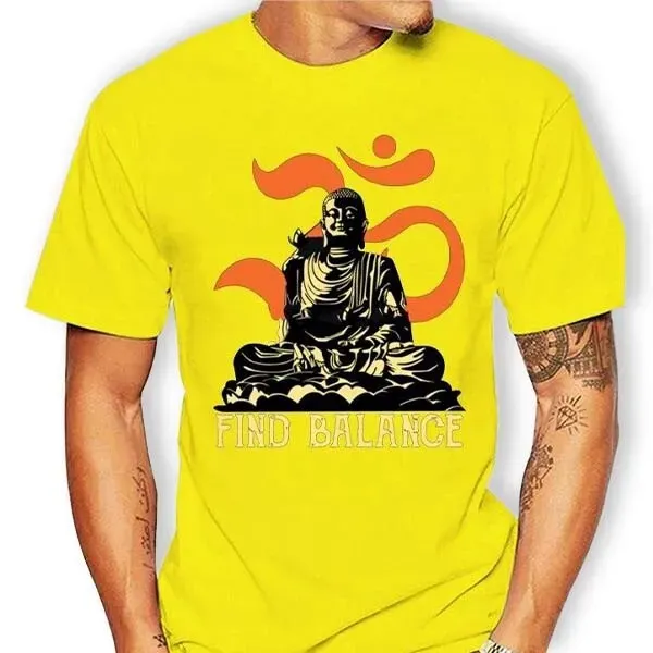 T-Shirt Bouddha pour l'homme Bouddhiste – Image 3