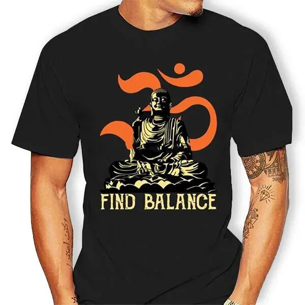 T-Shirt Bouddha pour l'homme Bouddhiste – Image 4