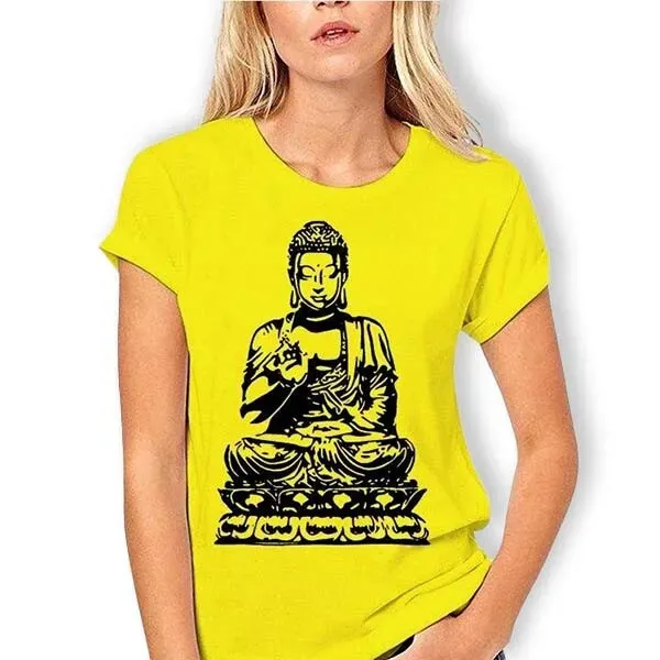 T-Shirt Bouddha fille et méditation – Image 4