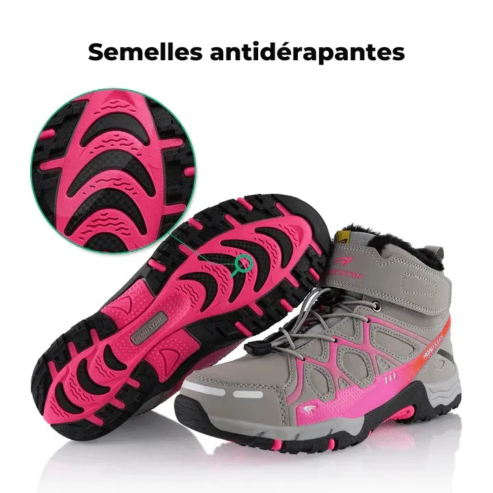 Bottes de randonnée pour femme et homme, doublées pour l'hiver - Bottes d'hiver Havenbridges – Image 4