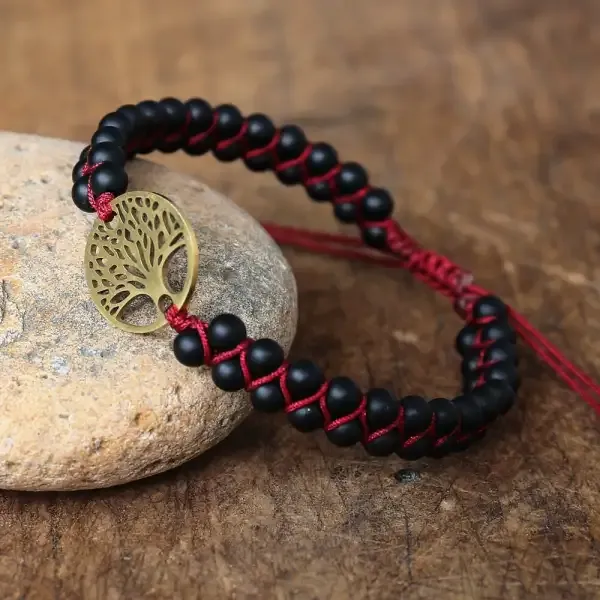 Bracelet Bouddhiste avec Joli Arbre de Vie – Image 5