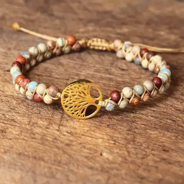 Bracelet Bouddhiste avec Joli Arbre de Vie – Image 8