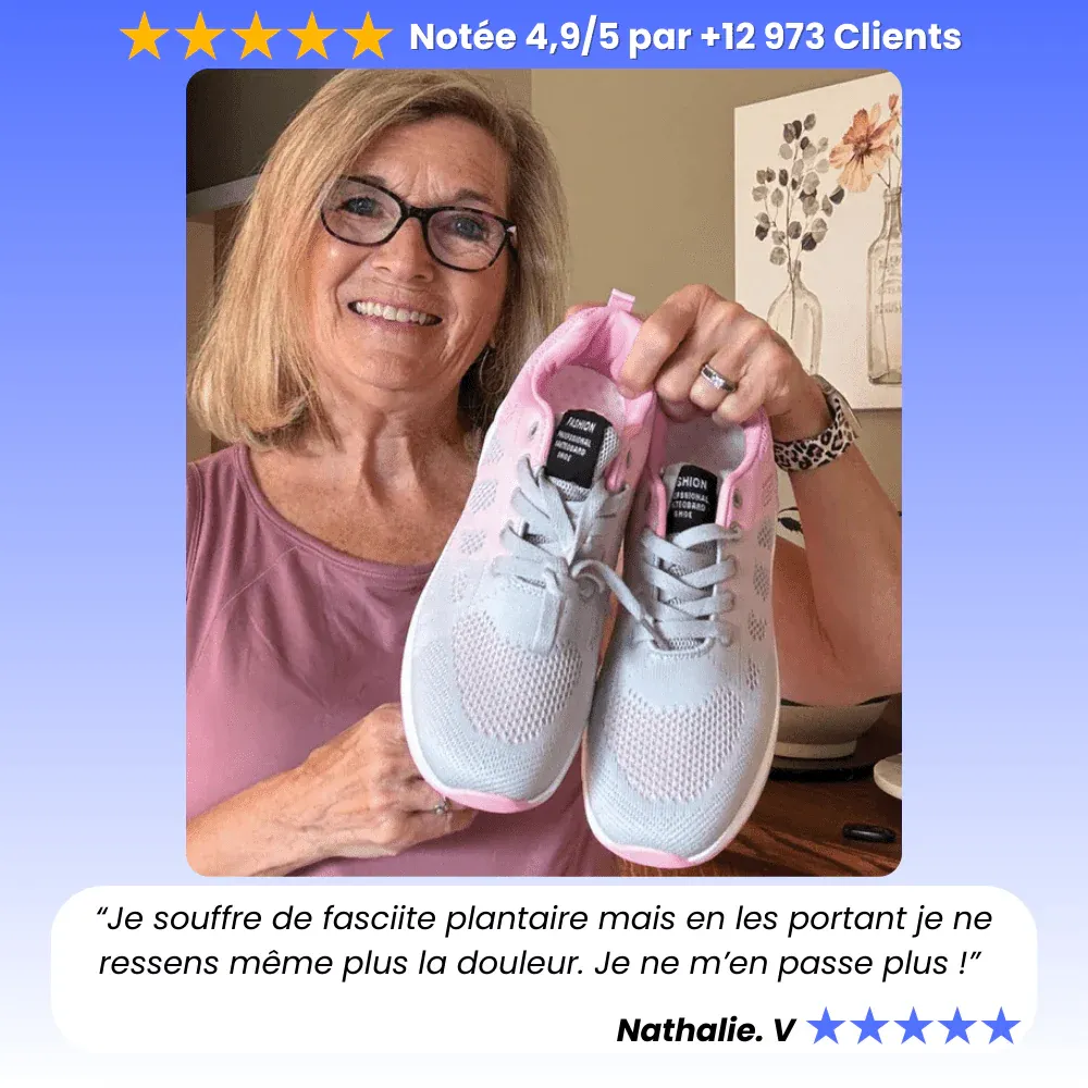 Chaussures Anti-Douleurs Pour Femme - Basket De Marche Sport & Travail | NovaFit – Image 2