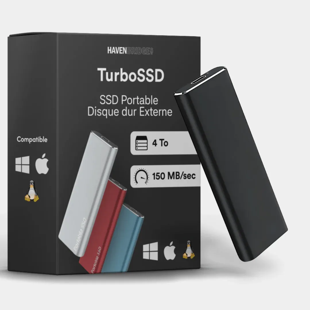 Disque dur Externe SSD 4To | Jusqu’à 64To | TurboSSD