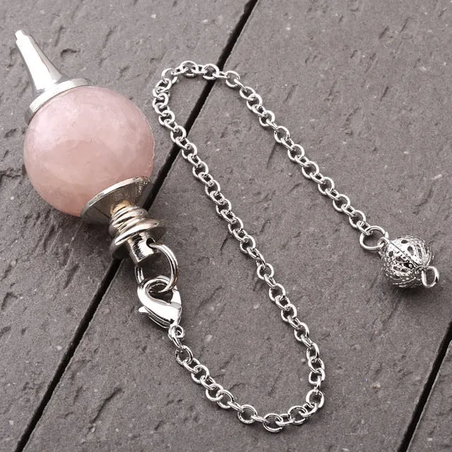 Pendule Séphoroton en Pierre Semi-Précieuse - 10 pierres disponibles – Image 3