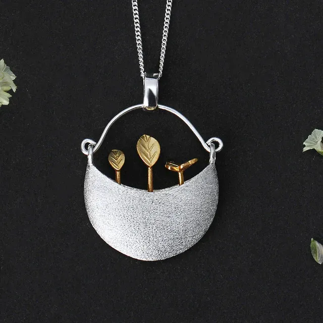 Pendentif "Mon Jardin Secret" en Argent 925 (2 variantes) – Image 3