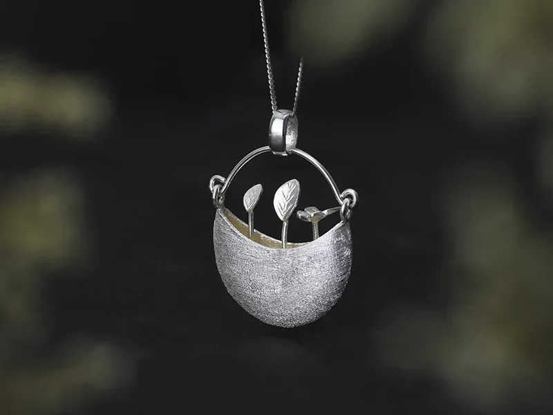 Pendentif "Mon Jardin Secret" en Argent 925 (2 variantes) – Image 7