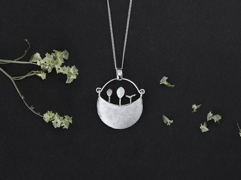 Pendentif "Mon Jardin Secret" en Argent 925 (2 variantes) – Image 9