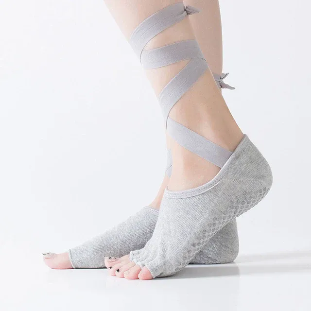 Chaussettes de Yoga Antidérapantes "Ballet" - 8 couleurs disponibes – Image 2