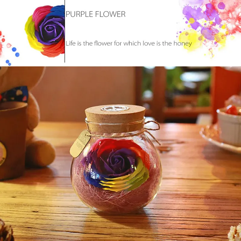 Bouteille Rose Lumineuse - 3 couleurs disponibles – Image 6