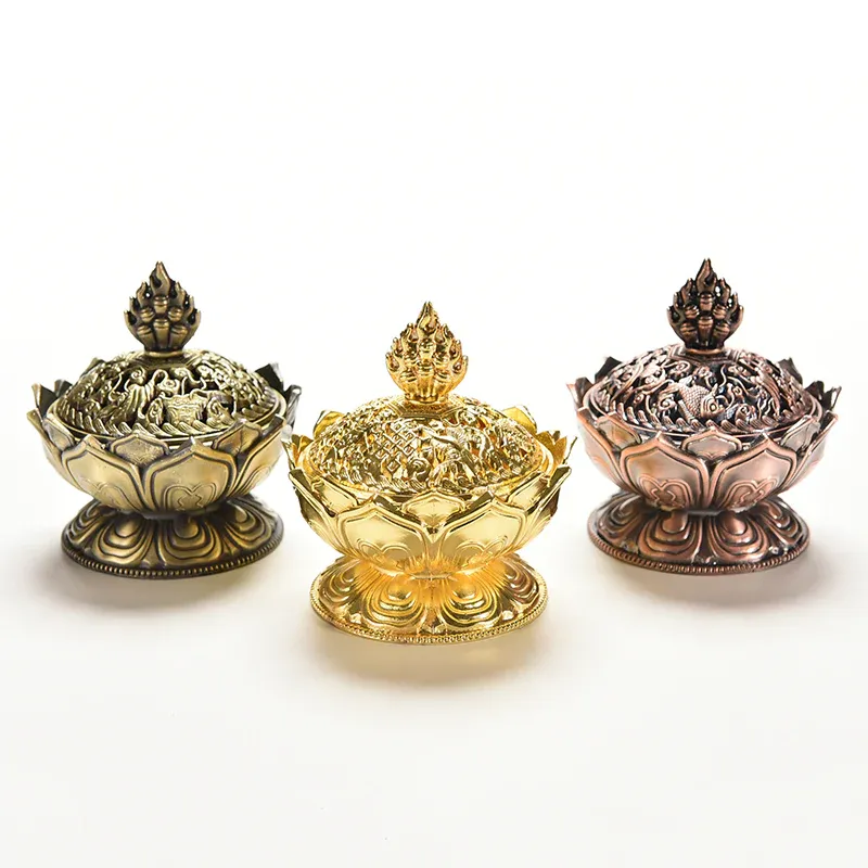 Brûleur d'Encens "Lotus Tibétain" - 3 couleurs disponibles – Image 2